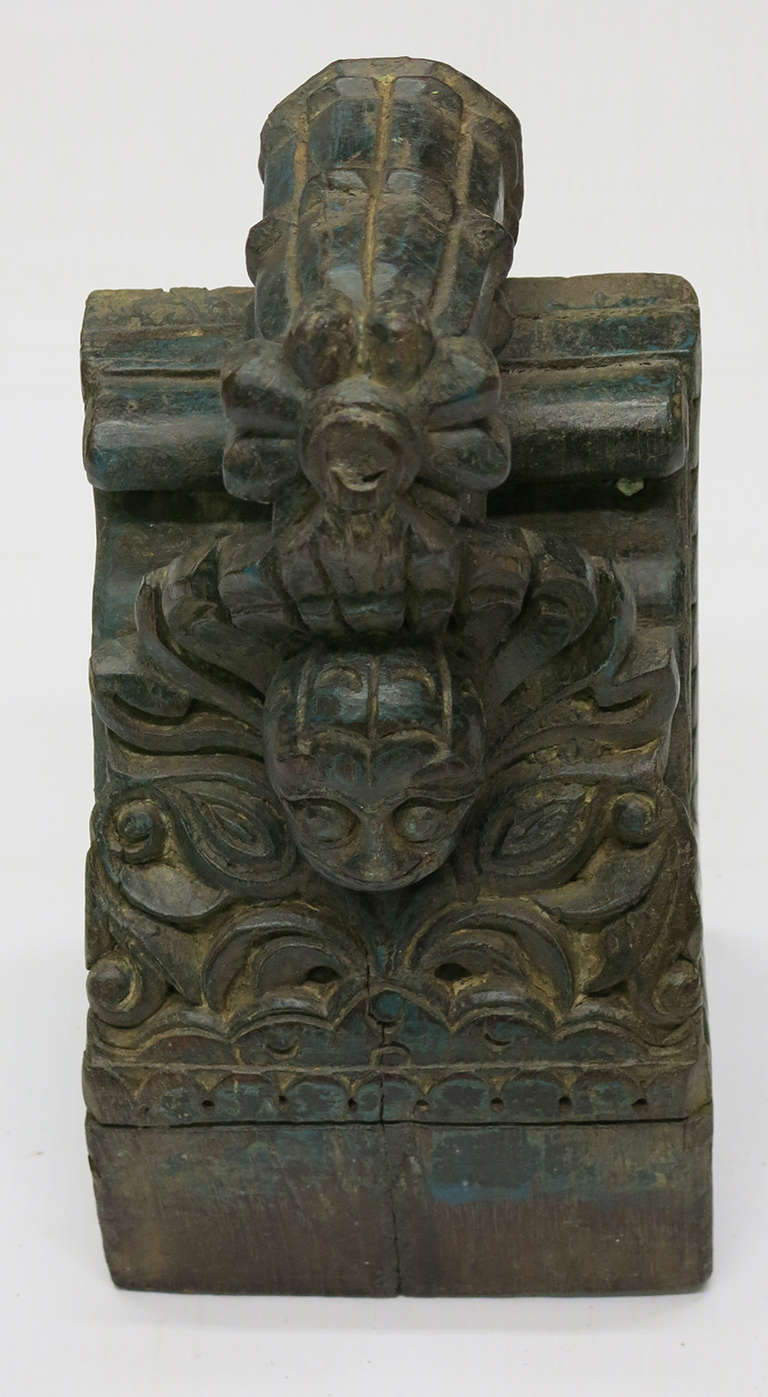 Carved Teak Corbel