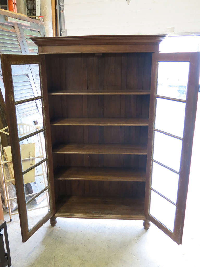 Anglo-Indian Teak Bookcase For Sale