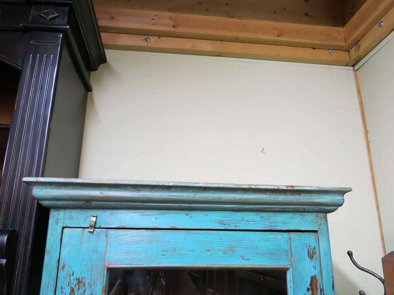 20th Century Burmese Teak Cabinet Bookcase For Sale