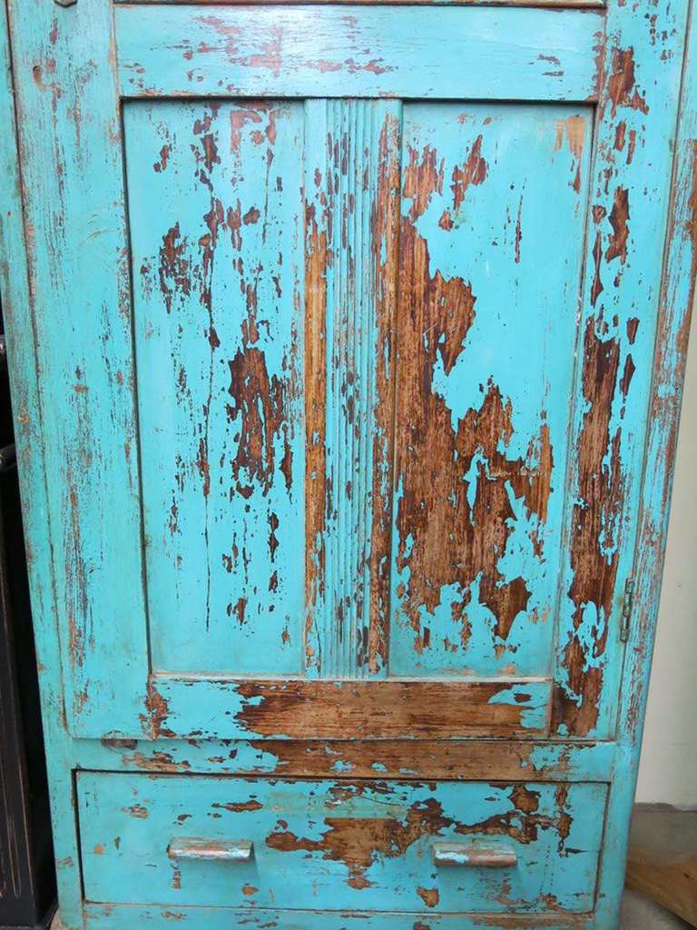 Burmese Teak Cabinet Bookcase For Sale 2