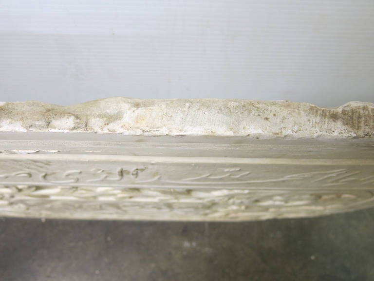 Carved Marble Panel