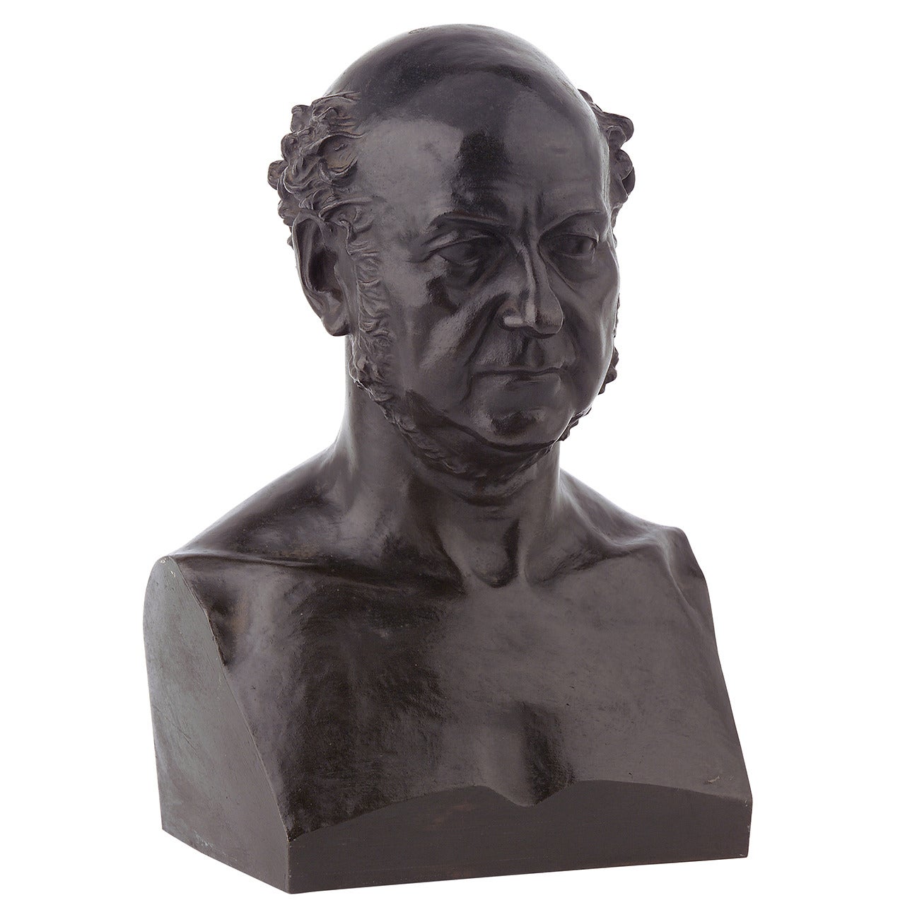 A French bronze bust by Gabriel-Jules Thomas For Sale