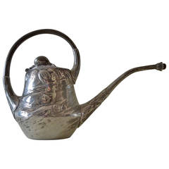 Art Nouveau Kayserzinn Pewter Watering Can by Hugo Leven