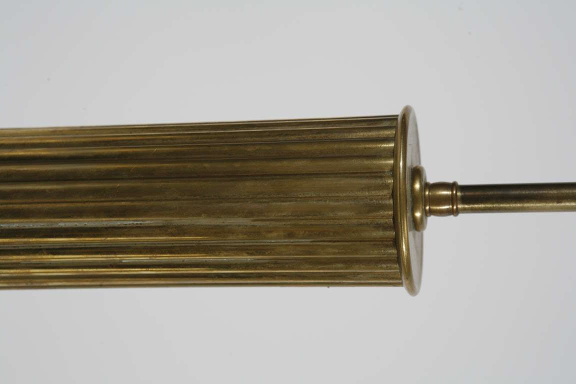 Pair of America Brass Table Lamps In Good Condition In Los Angeles, CA