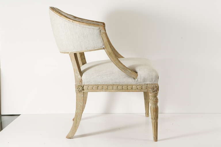 Pair of Gustavian Armchairs In Good Condition In Los Angeles, CA