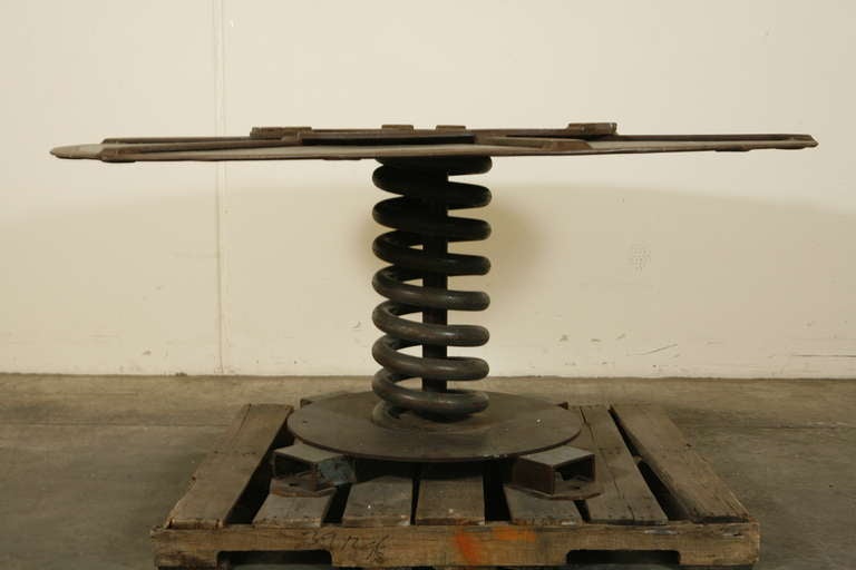XIXe siècle Table industrielle ronde en vente