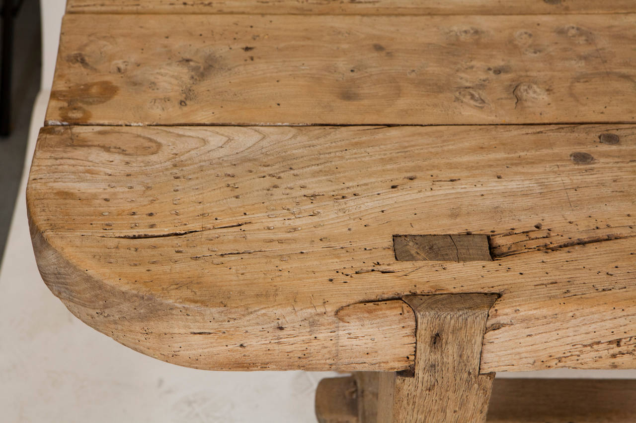 Pine French Rustic Kitchen Table
