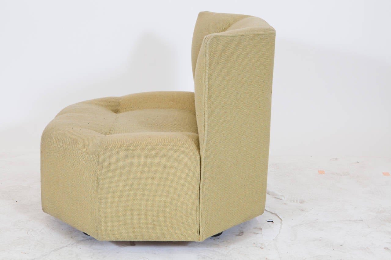 Pair of Octa Fauteuil, Italy, 1970s In Excellent Condition In Los Angeles, CA