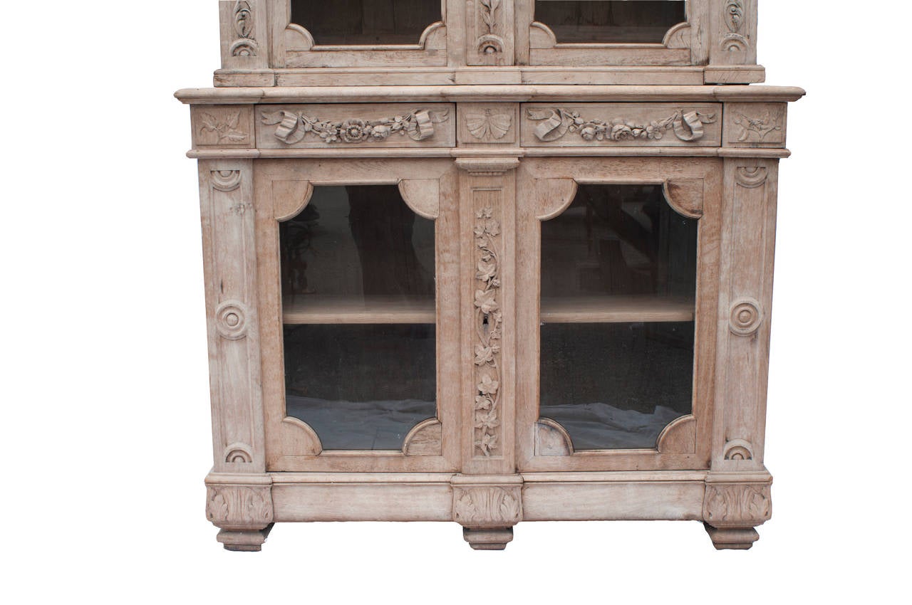 Hand-Carved White Oak Buffet