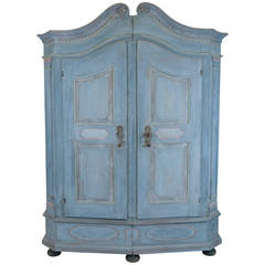 French Blue Armoire 6