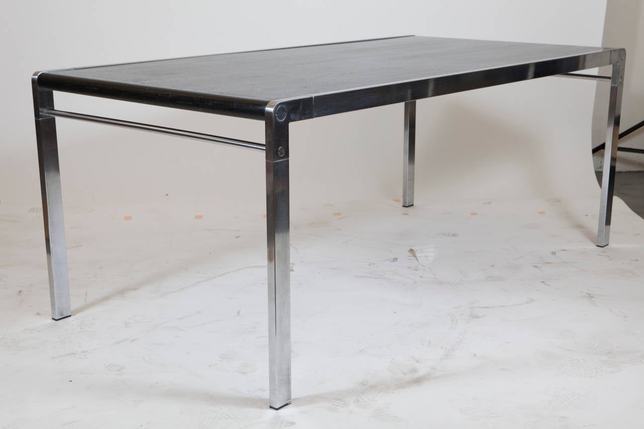 Minimalist Claire Bataille and Paul Ibens Dining Table For Sale