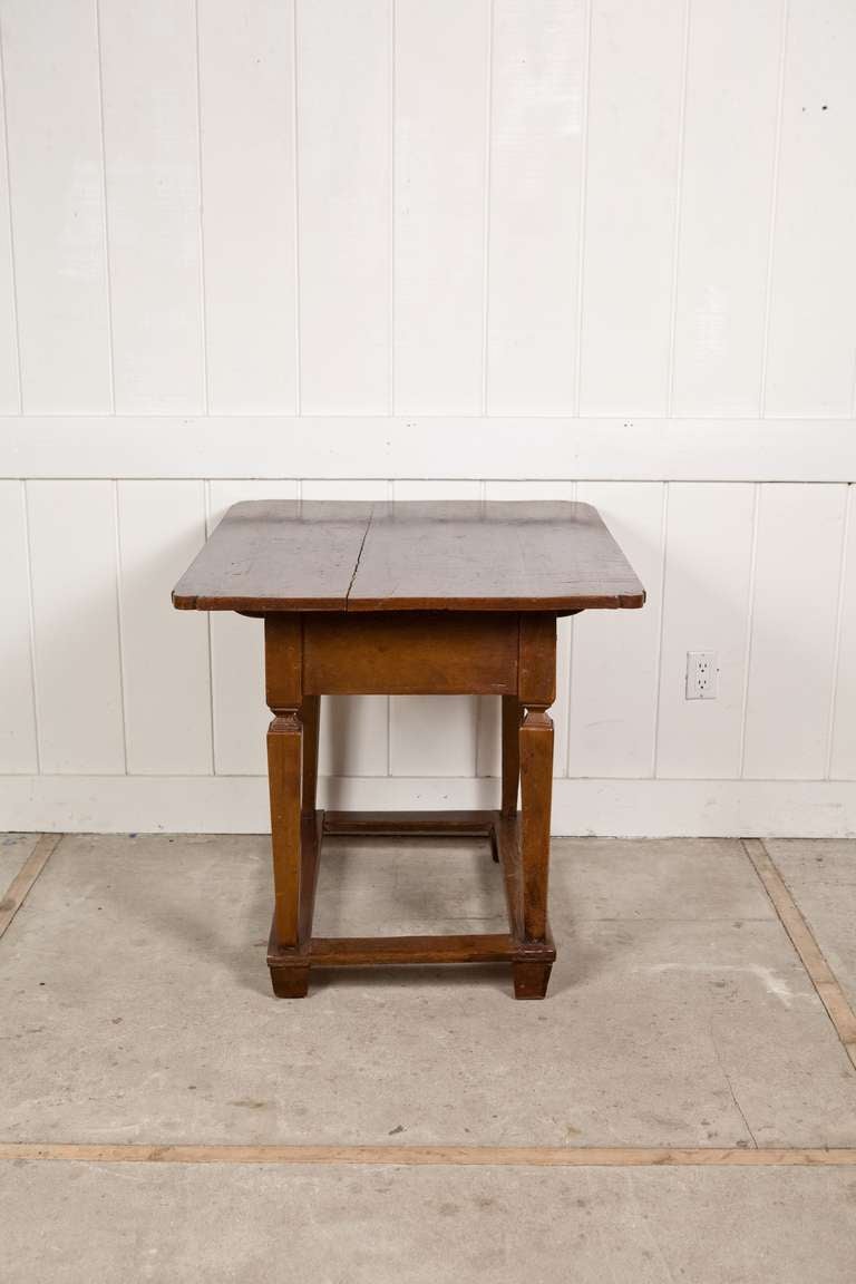 Walnut 18th Century Country Belgian Side Table For Sale