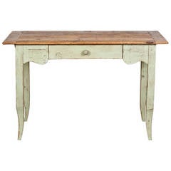 Green Painted Writing Desk