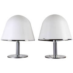 Set of Two Mushroom iGuzzini Table Lamps by Harvey Guzzini