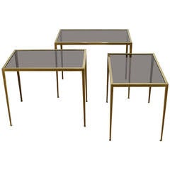 Set of Three Nesting Tables by the Vereinigten Werkstätten , Germany 6