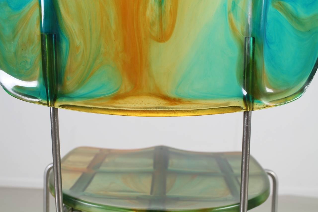 20ième siècle Magnifique chaise Broadway de Gaetano Pesce pour Bernini