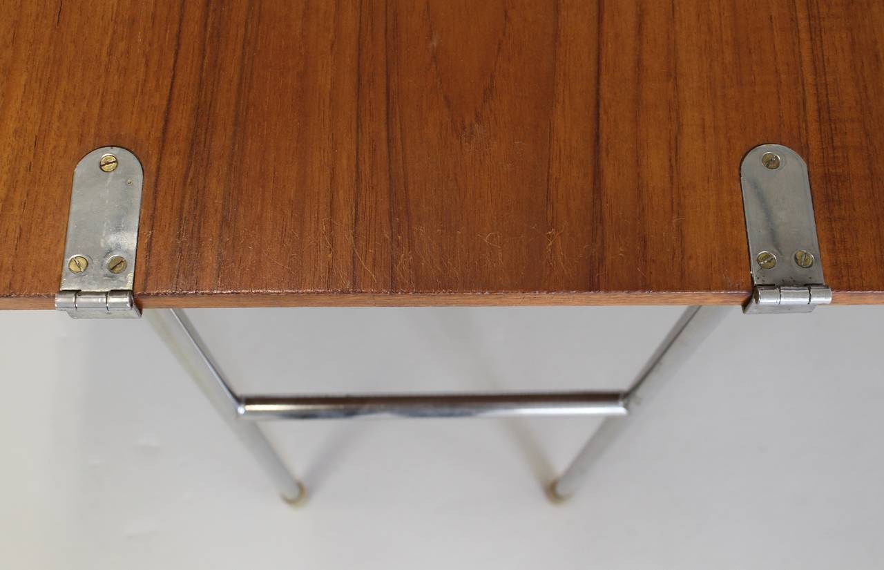 Stunning Flap Desk Dinner Table Designed by Louis Van Teeffelen for Webe In Good Condition In Staphorst, NL