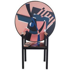 Alessandro Mendini Limited Zabro Chair Table for Zanotta, Italy 11