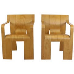 Dutch Design Strip Chairs by Gijs Bakker for Castelijn Holland