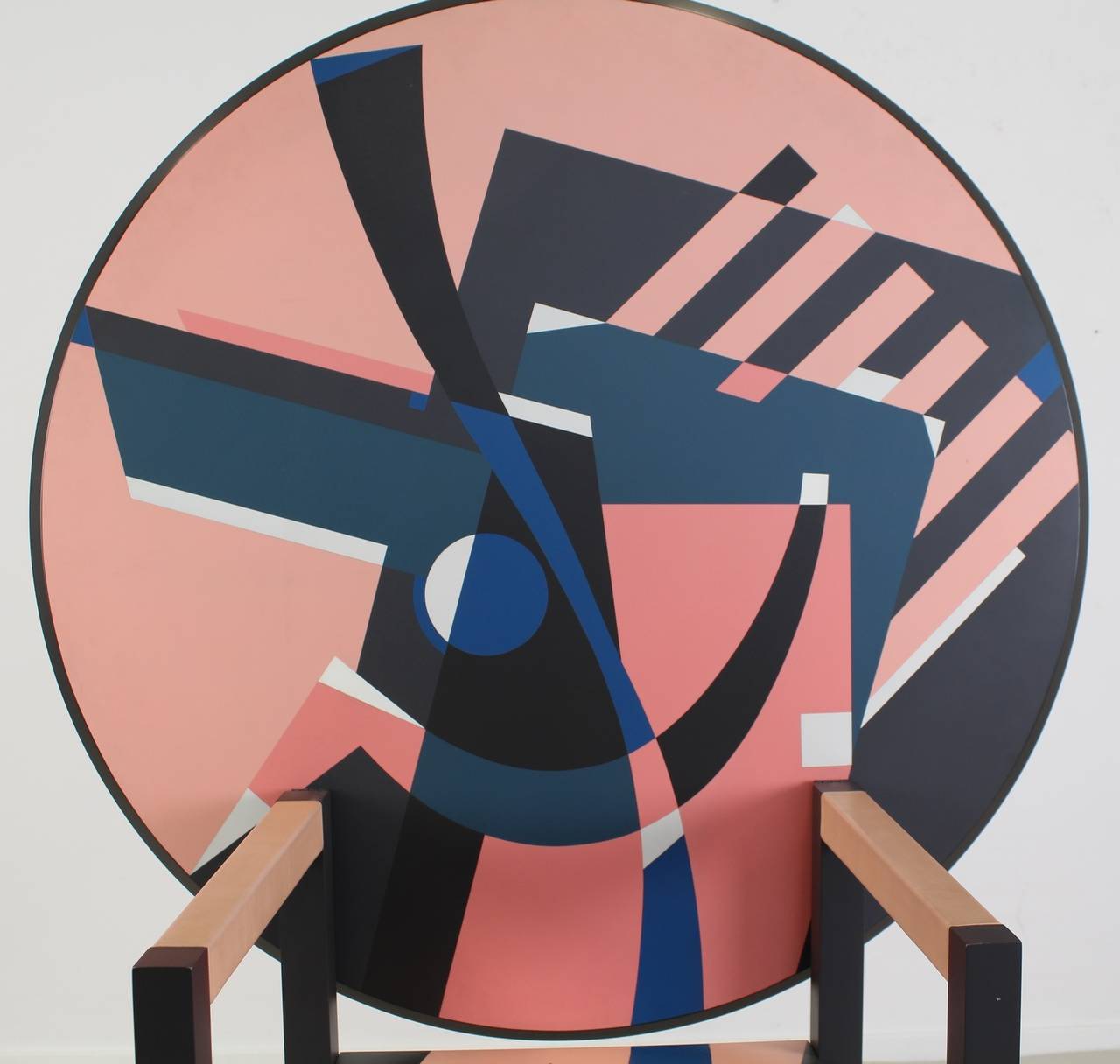 Iconic Zabro chair. 
Designer: Alessandro Mendini.
Manufacturer: Zanotta, Italy.
Signed with "Alessandro Mendini."