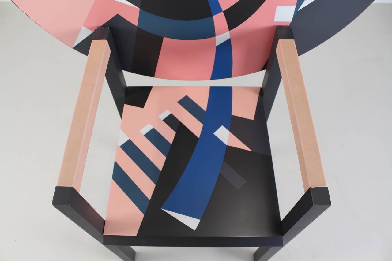 Italian Alessandro Mendini Limited Zabro Chair Table for Zanotta, Italy For Sale