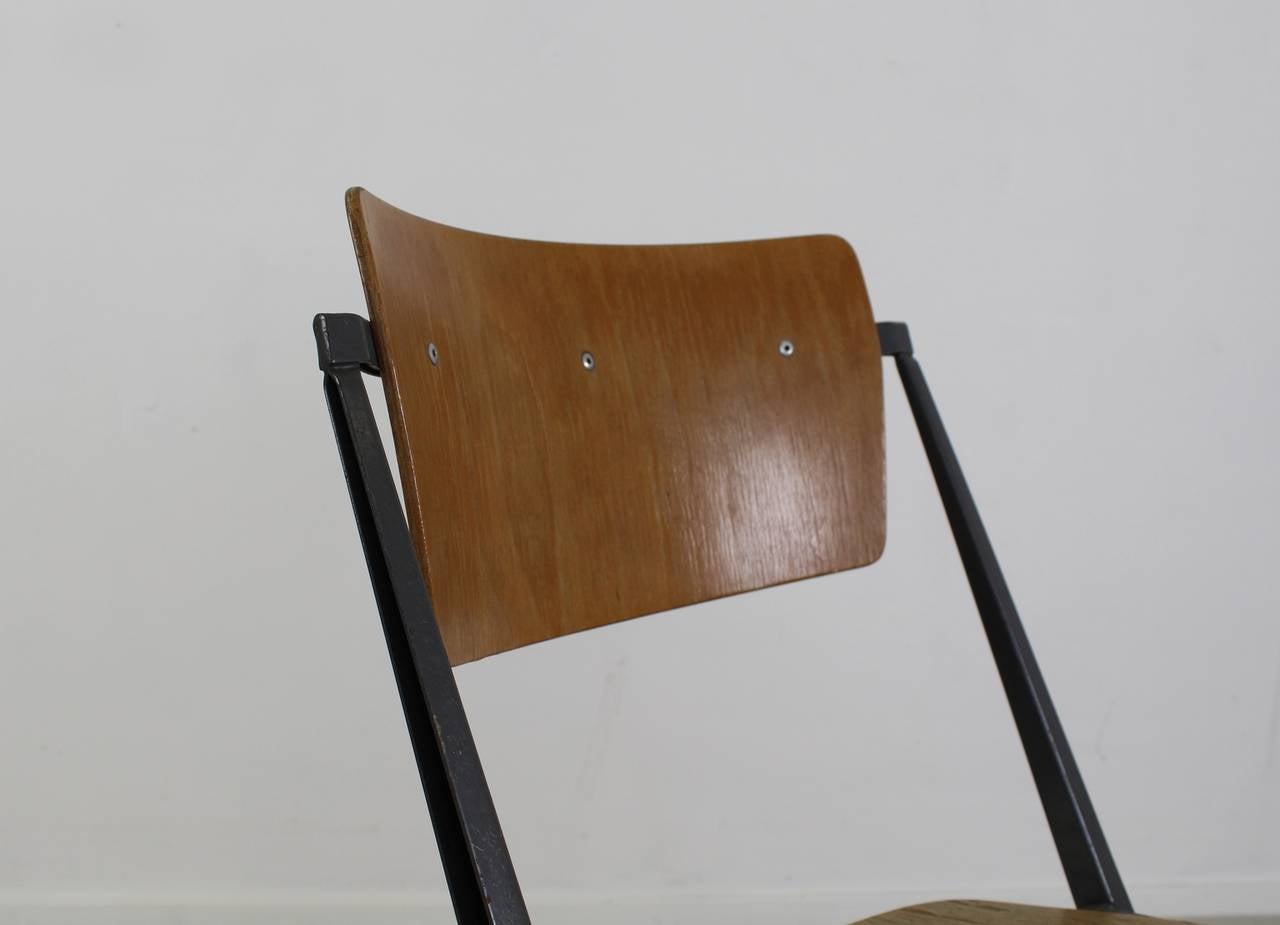 Mid-20th Century Rietveld Pyramid Chair for Ahrend de Cirkel Holland For Sale