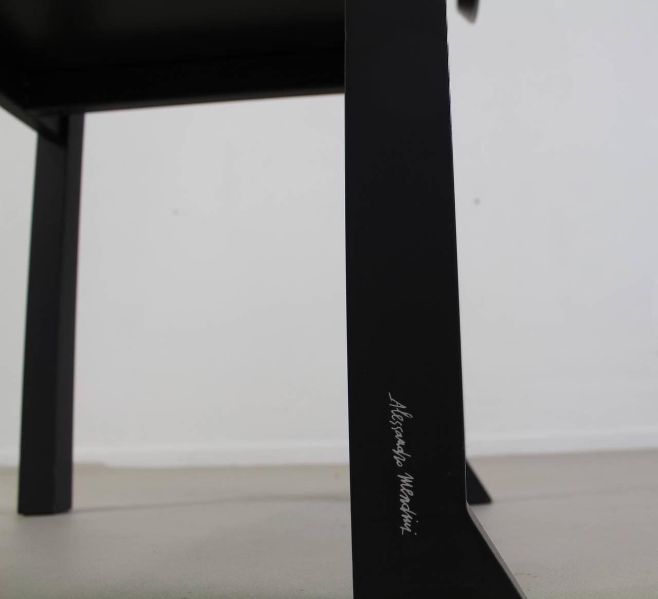 Alessandro Mendini Limited Zabro Chair Table for Zanotta, Italy For Sale 3
