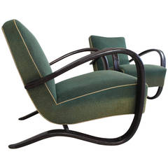 Beautiful Organic Lounge Chairs by Jindrich Halabala