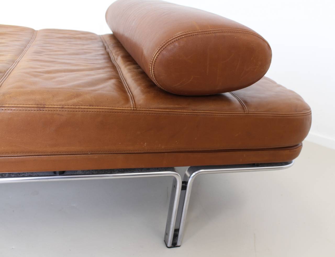 Horst Bruening Leather Daybed In Good Condition In Staphorst, NL