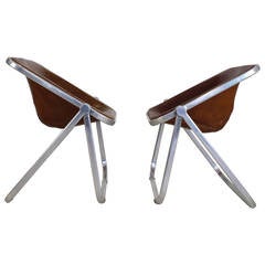 Chaises pliables Plona de Giancarlo Piretti pour Castelli