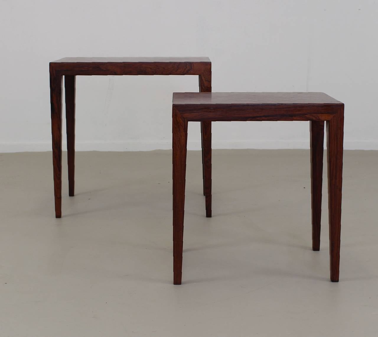 Beautiful Set of Two Danish Design Nesting Tables for Bovenkamp In Excellent Condition In Staphorst, NL