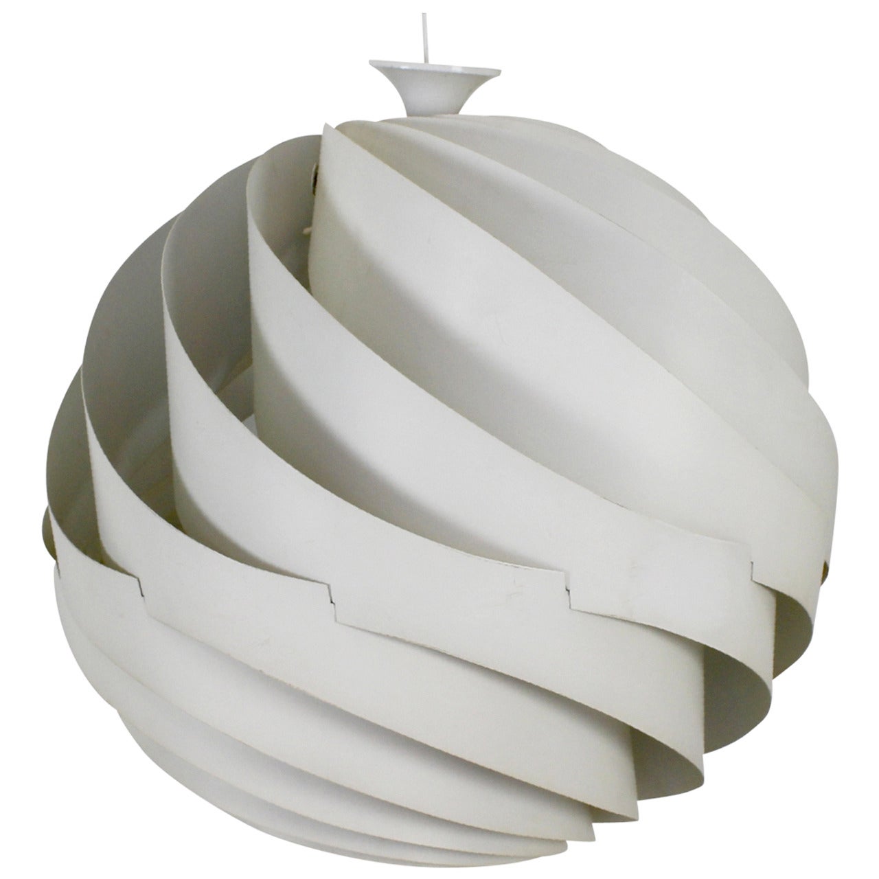 Large Danish Design Pendant Lamp Turbo II by Louis Weisdorf for Lyfa For Sale