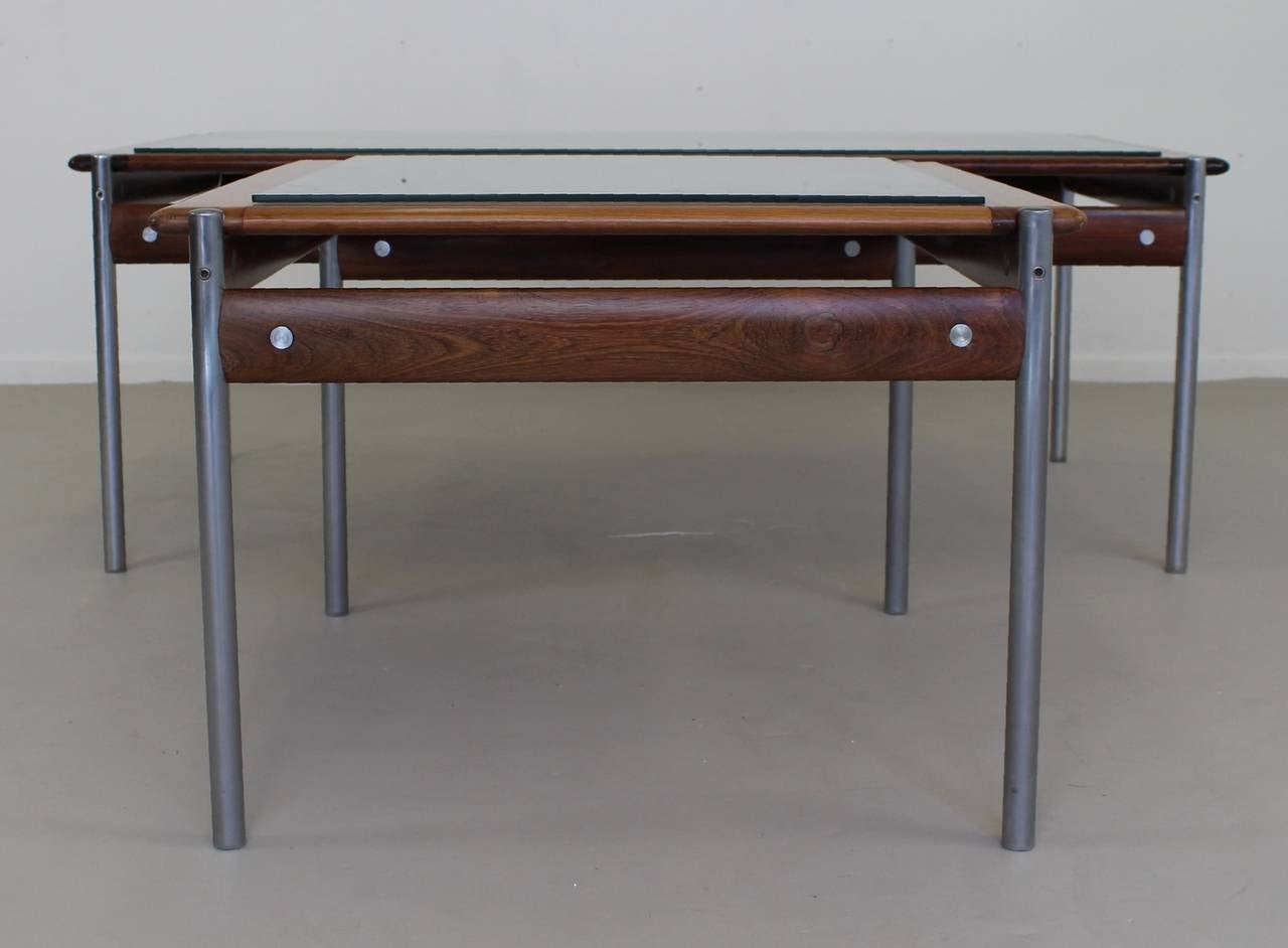 Mid-Century Modern Set of Two Side Tables by Sven Ivar Dysthe for Dokka Mobler