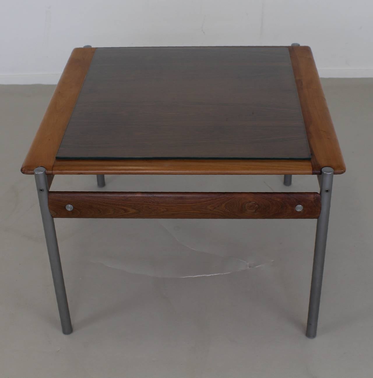 Mid-20th Century Set of Two Side Tables by Sven Ivar Dysthe for Dokka Mobler