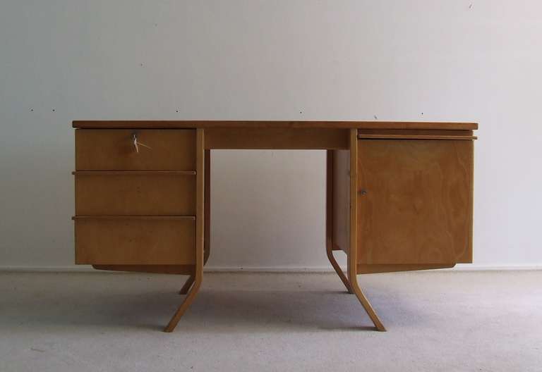 Dutch Designer Cees Braakman Desk for UMS Pastoe Holland For Sale 5