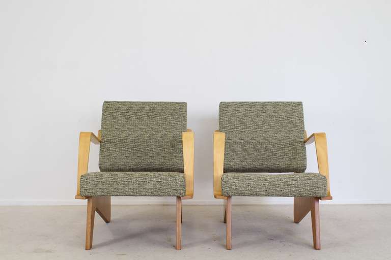 Dutch Combex Series Lounge Chairs Designed by Cees Braakman for Ums Pastoe