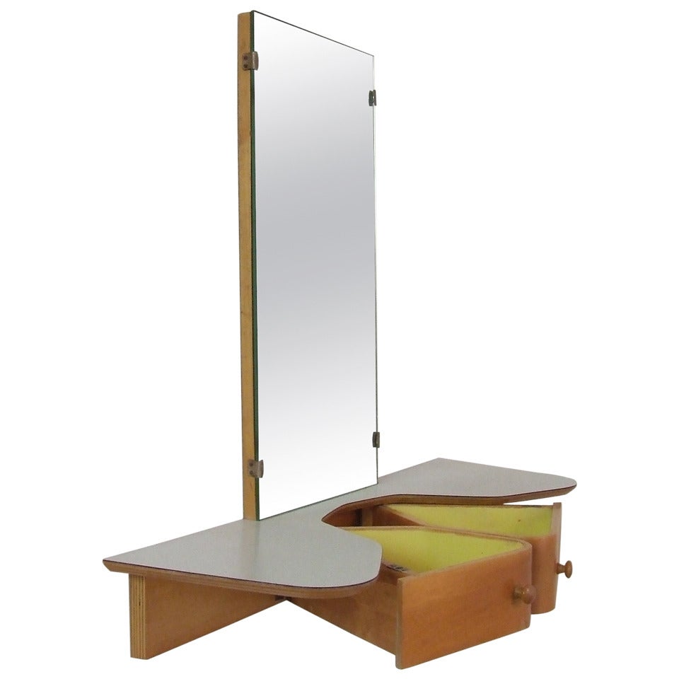 Cees Braakman Wall Mount Dressing Table For Sale