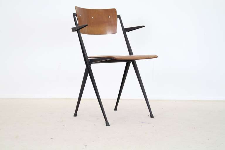 Wim Rietveld Pyramid Chair for Ahrend De Cirkel, Holland