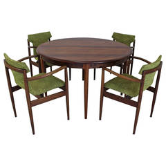 Fristho Dinner Set with a Table by Moller and IK-Chairs by Inge Klingenberg 2