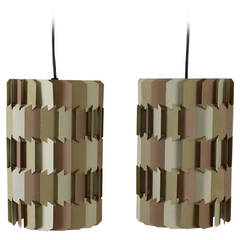 Two Metal Pendant Lamps for Lyfa Denmark
