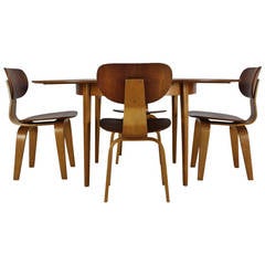 Bentwood Dining Set by Cees Braakman for UMS Pastoe Holland