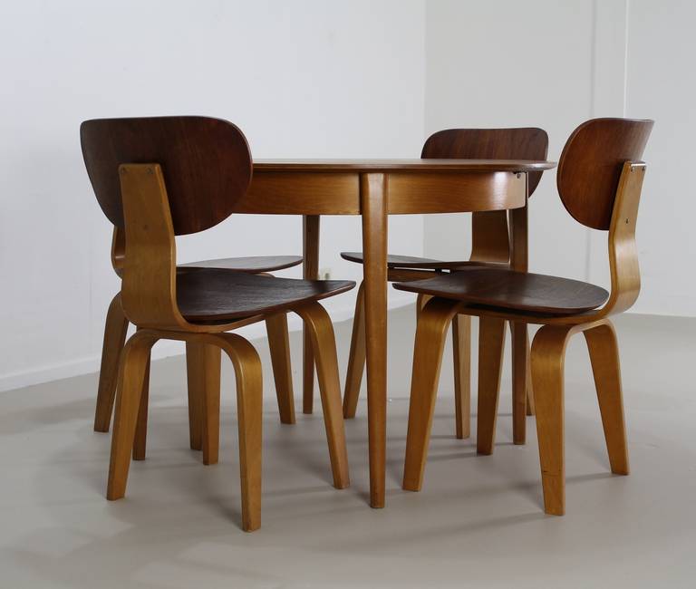 Bentwood Dining Set by Cees Braakman for UMS Pastoe Holland For Sale 4