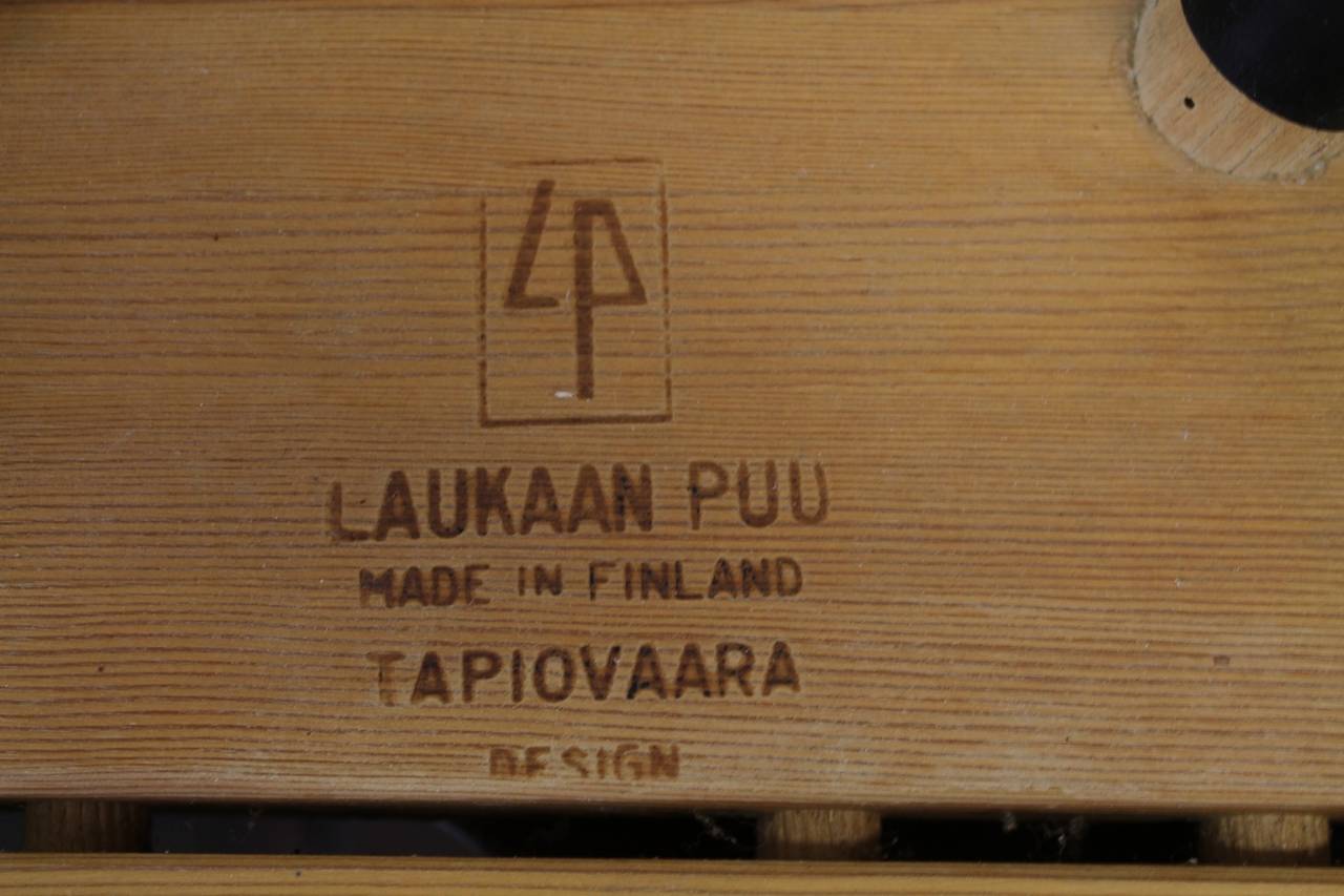 Nice complete set by Ilmari Tapiovaara with special extra Pirkka stool 4