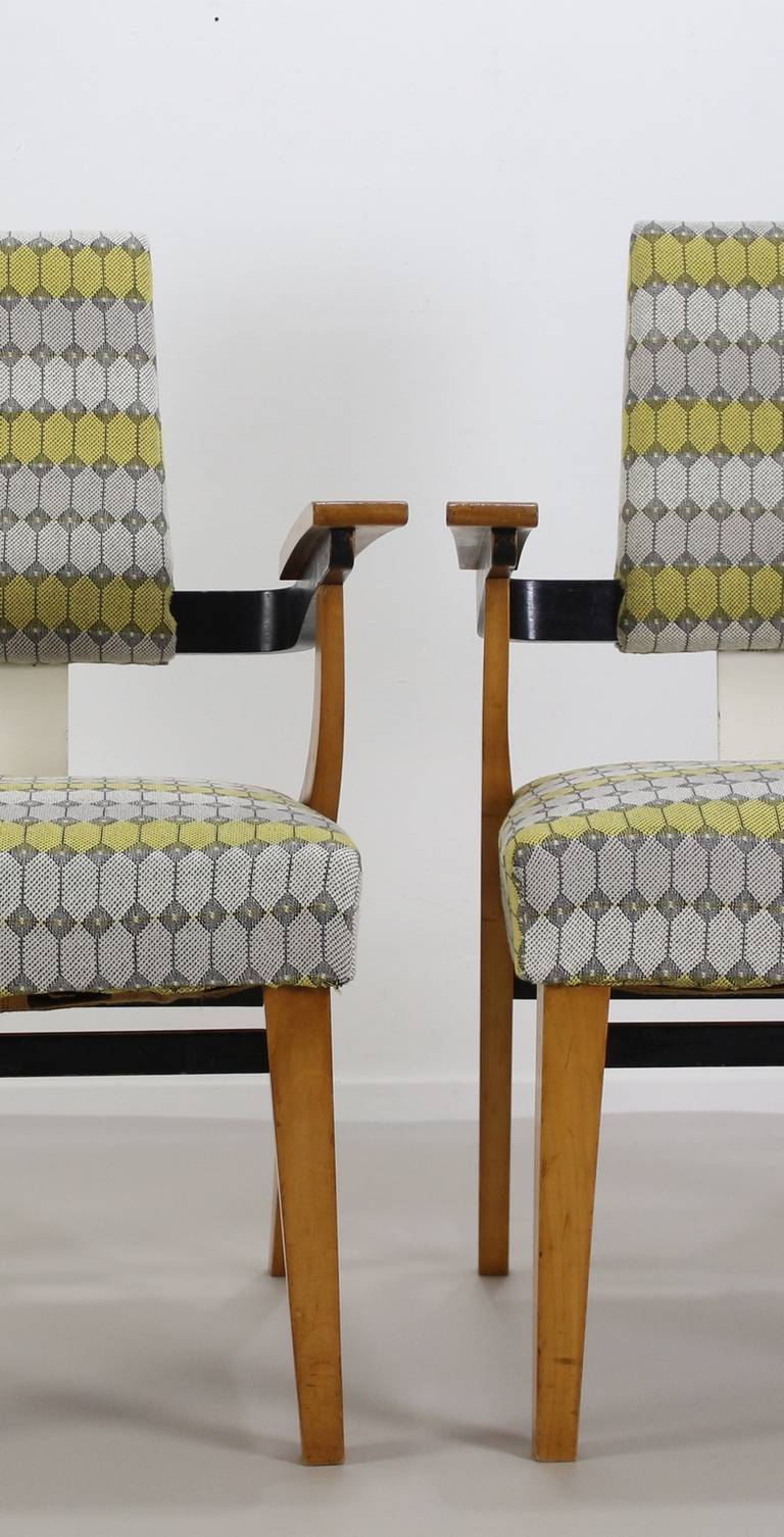 Original Dutch Architectural Armchairs from the 1940s For Sale 2