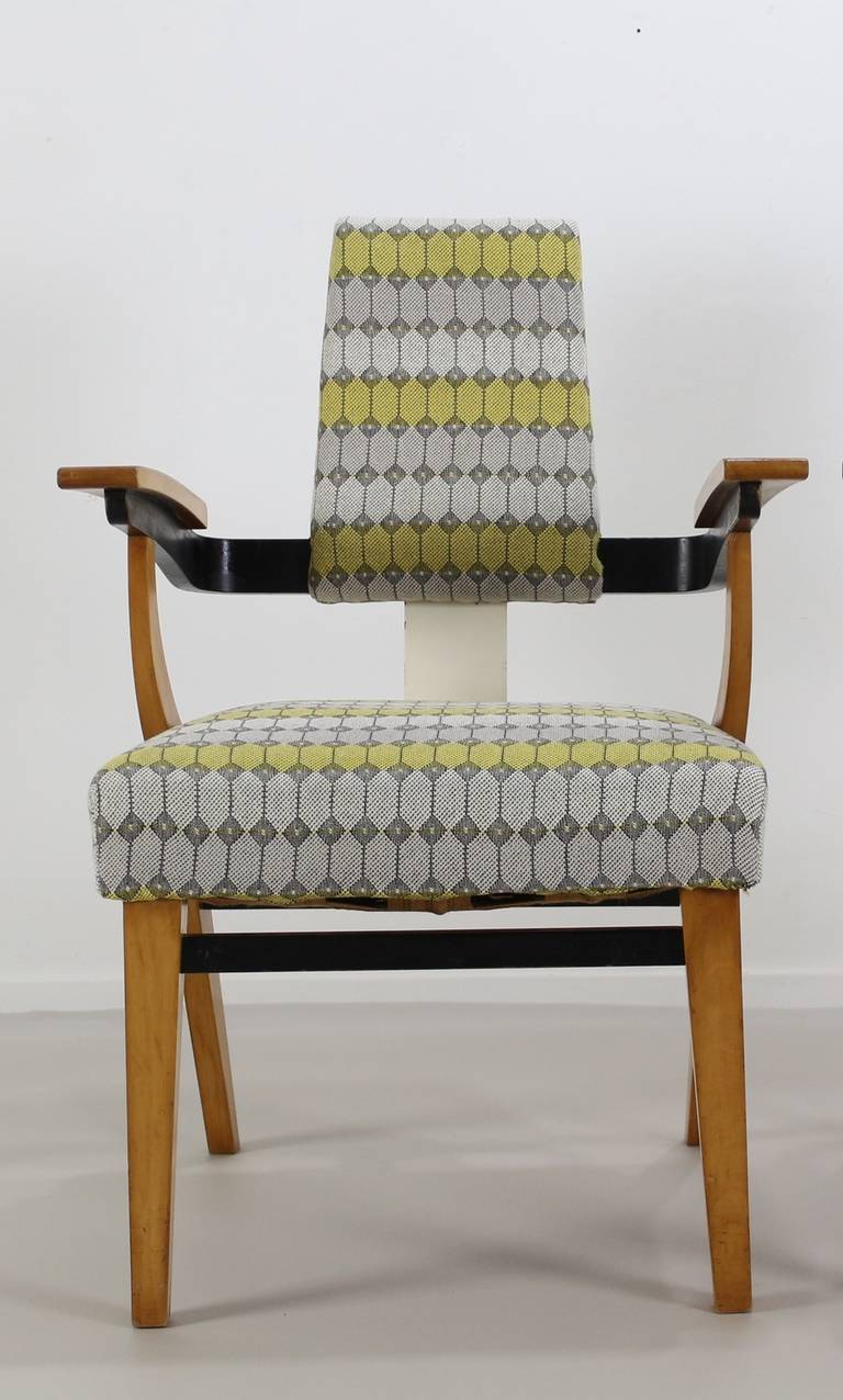 Original Dutch Architectural Armchairs from the 1940s For Sale 3