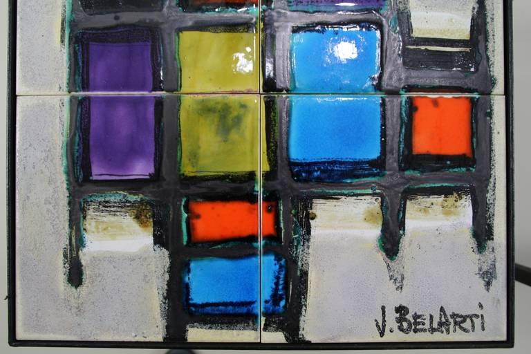 Fresh Coloured Side Tables by Belgian Ceramist Julien De Covemaeker for Belarti 1
