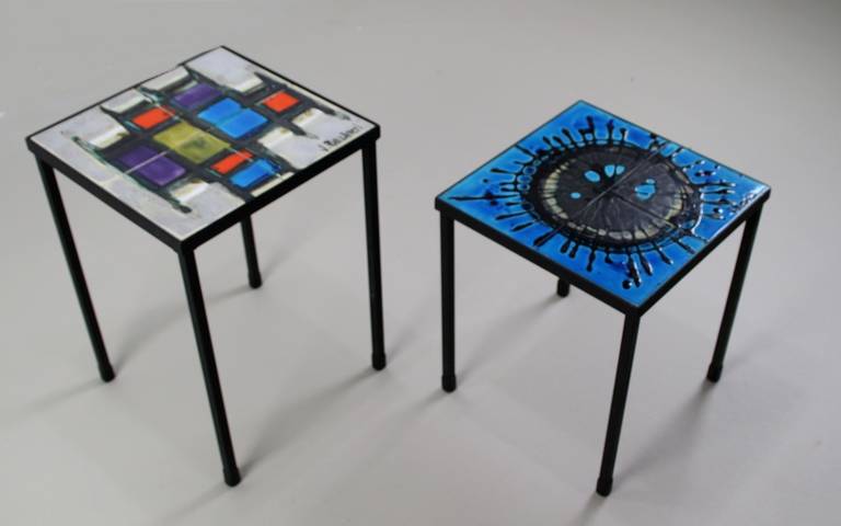 Fresh Coloured Side Tables by Belgian Ceramist Julien De Covemaeker for Belarti 2