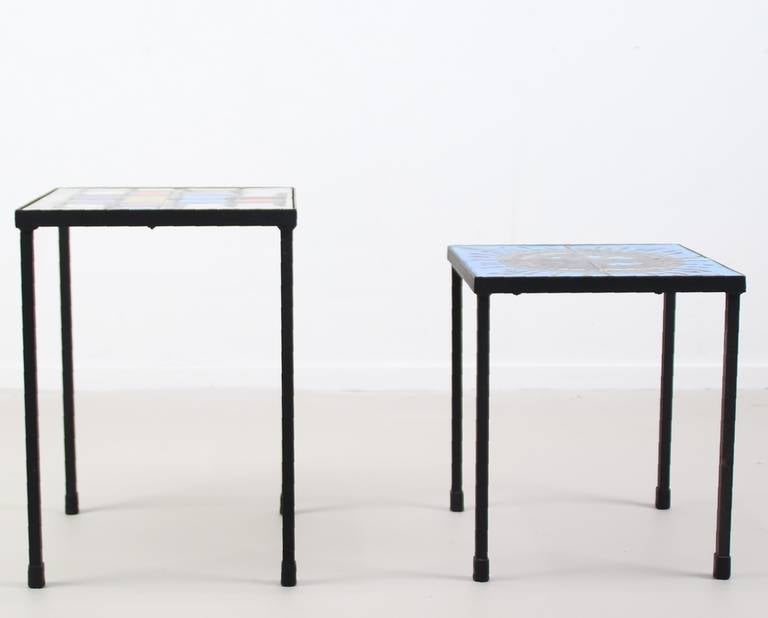 Fresh Coloured Side Tables by Belgian Ceramist Julien De Covemaeker for Belarti 3
