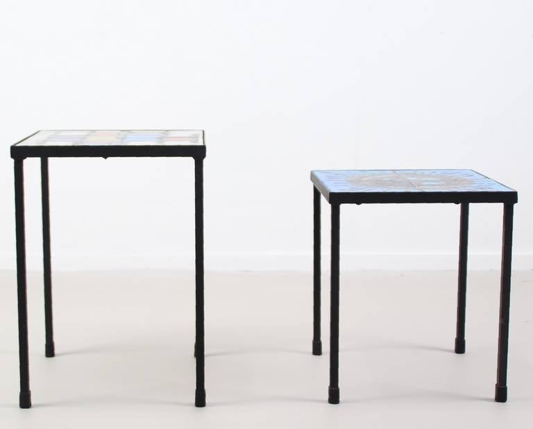 Tables d'appoint aux couleurs douces du céramiste belge Julien De Covemaeker pour Belarti 3
