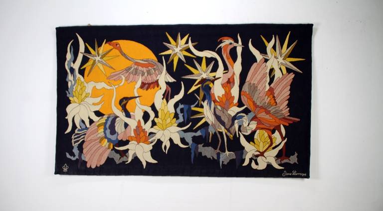 Gobelin ou tapisserie de l'artiste française Jane Larroque 2